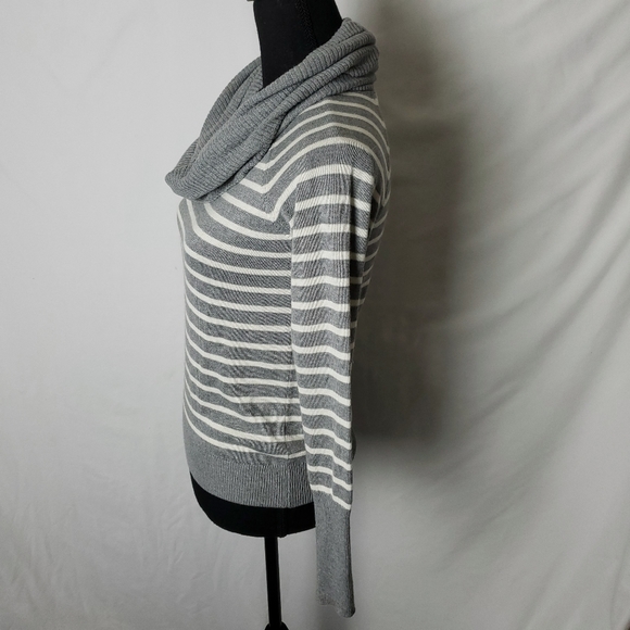 Anthropologie Change of the Moon Stripe Scarf Sweater Size XS - Picture 7 of 11